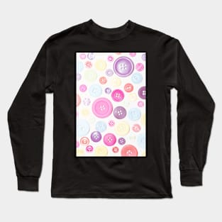 Button Love Long Sleeve T-Shirt